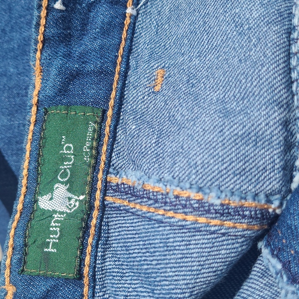 Vintage Hunt Club Cotton Denim Jean Mini Skirt - Picture 5 of 8